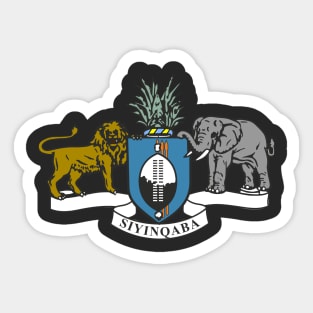 Coat of arms of Swaziland Sticker